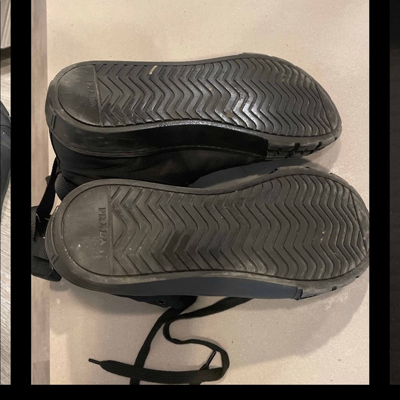 Prada Wheel Re-Nylon high-top sneakers - Picture 5 of 7